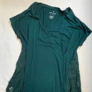 American Eagle Soft & Sexy Green T-Shirt Size M